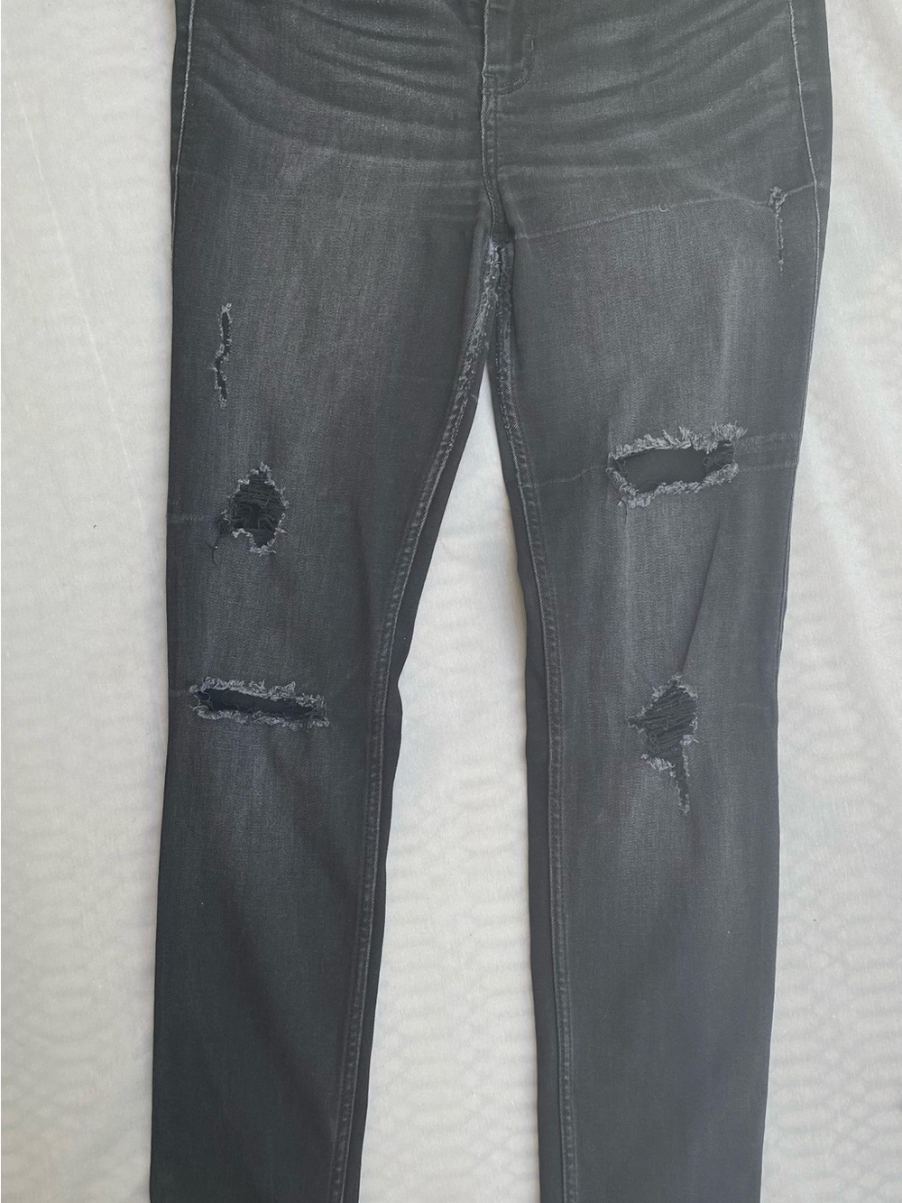 Hollister Black Ripped Skinny Jeans